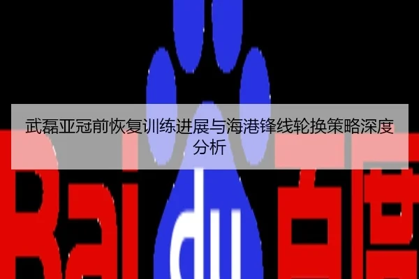 武磊亚冠前恢复训练进展与海港锋线轮换策略深度分析